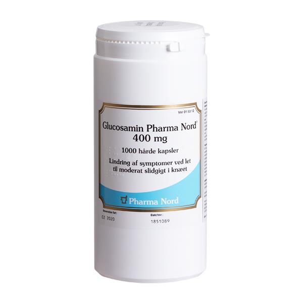 Glucosamin Pharma Nord 400 mg 1000 kapsler
